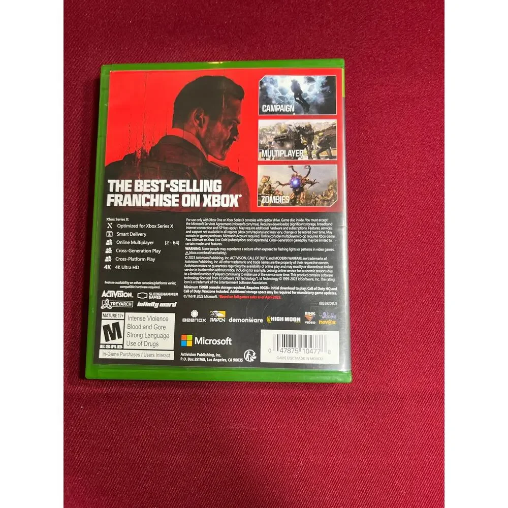 Xbox Series X/One Call Of Duty Modern Warfare 3